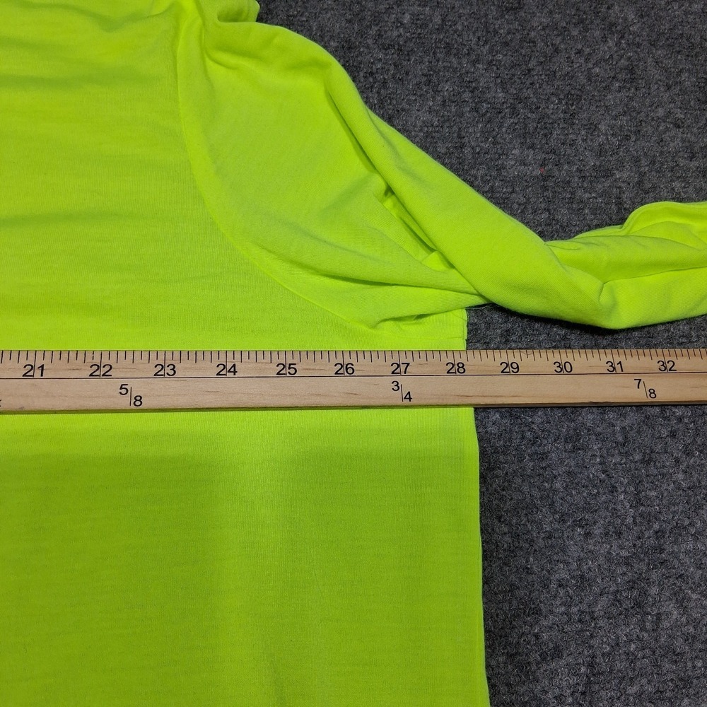 Athletic Works Neon Yellow/White Long Sleeve Moisture Wicking DriWorks Size‎ 3XL - Picture 9 of 14